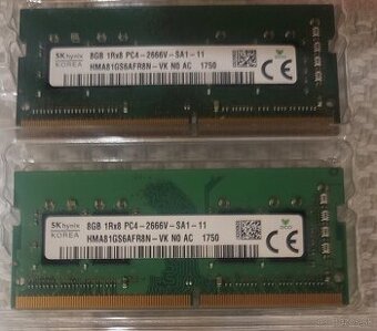 16GB kit pre notebooky (2x8GB) DDR4