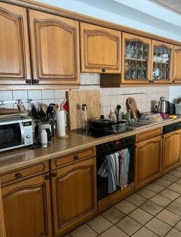 Dubová rustikální linka se spotřebiči,6251