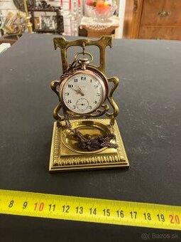 Starožitný stojan na vreckové hodinky