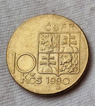 PREDÁM VZÁCNU MINCU - RONAI, 10 KČS