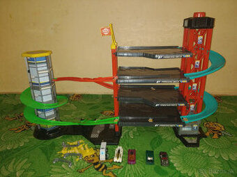 Parkovací garáž Dickie + autá