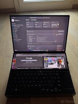 ASUS Zenbook Pro 14 Duo OLED i7 / 16GB / 1TB / 2x dotykový d