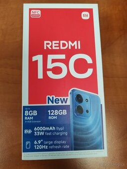 Redmi 15C čierny 128GB novg