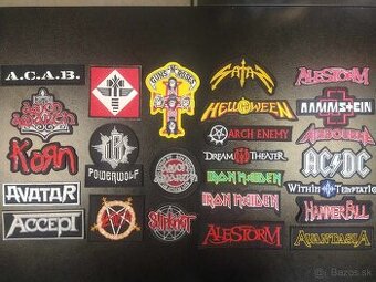 Nášivky Rock Metal malé