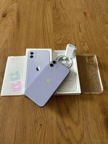 iPhone 11 64 gb Purple - komplet príslušenstvo, záruka