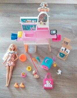 Barbie sada obchod pre zvieratká