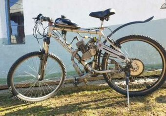 Horsky bicykel s motorom ccm 80