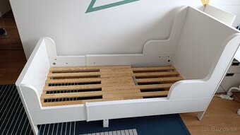 Detská rastúca posteľ IKEA busunge+ matrac nattsmyg
