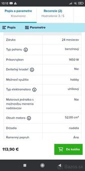 Predám krovinorez güde GFS 52.3