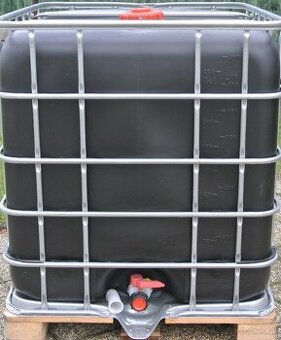 IBC kontajner-nádrž 1000 l-čierna