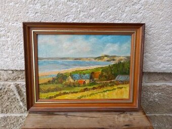 malovaný obraz na sololit - 1