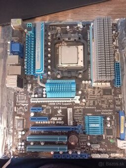 AMD PhenomII 1055 6 core+ doska+DDR2 8GB+SSD 128GB+cooler