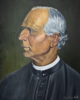 Portrét Andrej Hlinka - tradičná olejomaľba