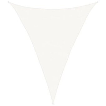 Tieniaca plachta 5x6x6 (trojuholník) biela HDPE - NOVÁ (2ks)