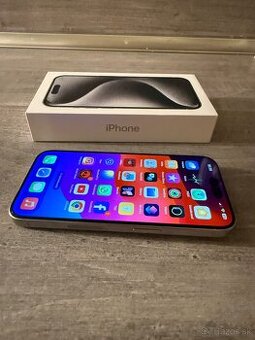 Iphone 15 PRO 512 GB biely v perfektnom stave bez škrabancov