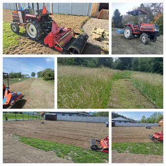 Mulčovanie, Kosenie,Frézovanie pozemkov.