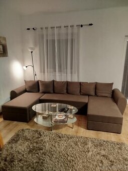 Predám krásnu sedačku v tvare U..