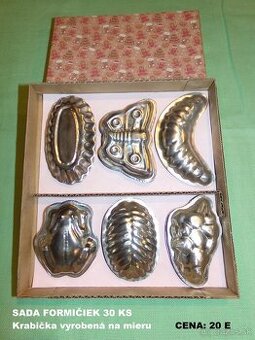 Retro FORMIČKY, VYKRAJOVAČKY, KOŠÍČKY NA VIANOČNÉ PEČENIE