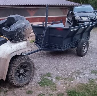 Prívesný vozík,vlečka za štvorkolku - 1