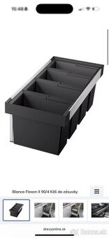 Odpadkovy kôš, blanco flexon 90/4