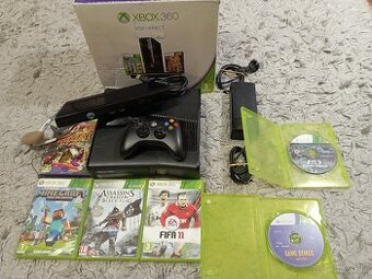 XBOX 360 SLIM 4GB  aj s kinectom