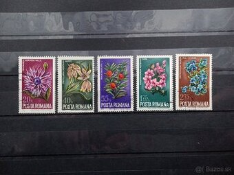 Poštové známky č.783 - Rumunsko - kvety