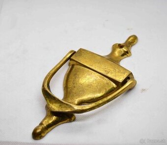 Mosadzné klopadlo na dvere (13x8cm)