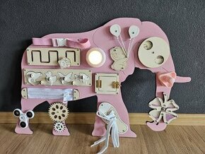 Nová activity board drevená tabula pre deti