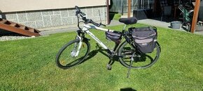 Cestný elektro bicykel + nový stojan