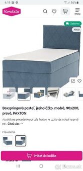 Predám 2 ročnú posteľ jednolozko z úložným priestorom na odk