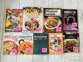 Kuchárske knihy, varenie, pečenie, zákusky
