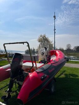 Predám motorový čln Adventure 450 + Mercury 40hp