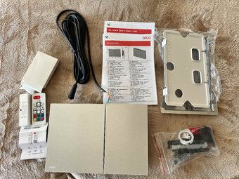 Alcadrain. Tlačidlo s podsvietením Alunox-mat AIR LIGHT R.