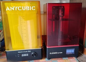 3D tlačiareň Elegoo Saturn 4K a Anycubic Wash & Cure