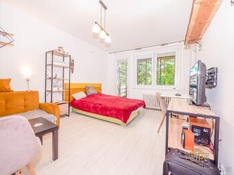 Prenajmeme krásne prerobený 1 izbový byt v Dúbravke s obrovs