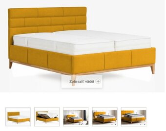 BOXSPRING 160x200 Manželská posteľ