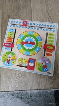 Detsky dreveny kalendar