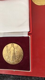 medaila plaketa J.A.Komenský