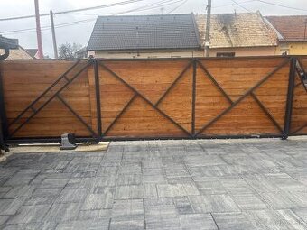 Samonosná oceĺova brána s pohonom - 1