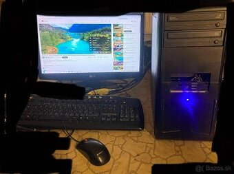Predám kancelárski pc  amd 4 jadro 4 gb ram 80 gb hdd