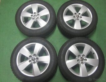 R16 zimná sada ŠKODA rozteč 5x100 195/60R16 Dunlop