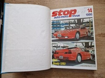 Časopisy Stop rok 1986. Zviazané II.diel č. 14-26.