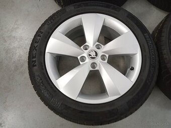Predam zimne ALU 5x112 R17 6,5J ET38 ORIGINAL SKODA SUPERB 3