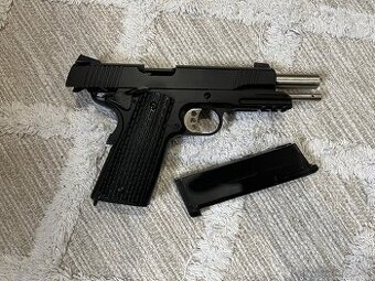 Predám airsoft pištoľ R28 [ARMY ARMAMENT] Green gas blowback