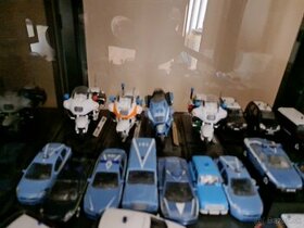 Zbierka modelov policajných áut