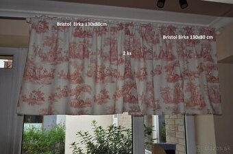 Nové   závesy Bristol s krásnym motívom - 5 ks