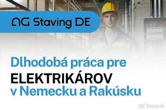 Elektrikar ponuka práce Nemecko a Rakúsko