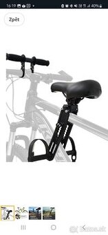 Cyklosedacka na bicykel