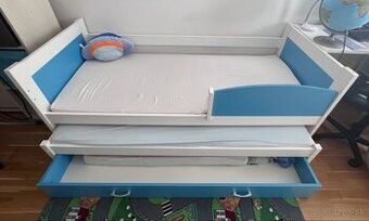 Postel s vysuvnym lozkom 185x80
