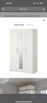 Ikea brimmes skriňa
